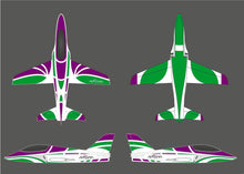 Boomerang Atom - Green / Purple - Boomerang RC Jets