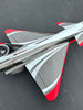 Boomerang J10 - Gray / Red - Boomerang RC Jets