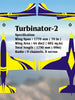 Boomerang Turbinator 2 Blue and Yellow - Boomerang RC Jets